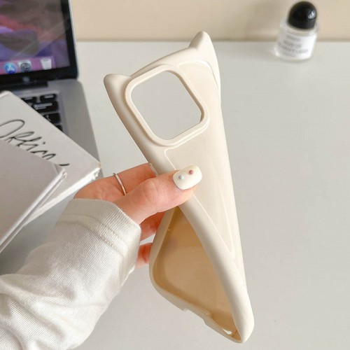 Чохол TPU Cat для Apple iPhone 12 Pro Max (6.7") Antique White