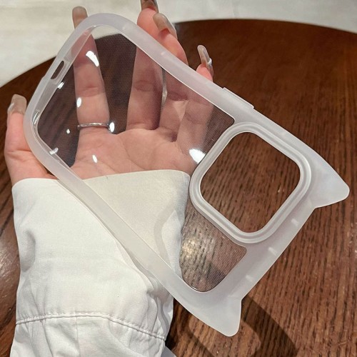 Чохол TPU Cat для Apple iPhone 14 Pro Max (6.7") Transparent