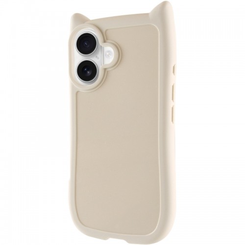 Чохол TPU Cat для Apple iPhone 16 (6.1") Antique White