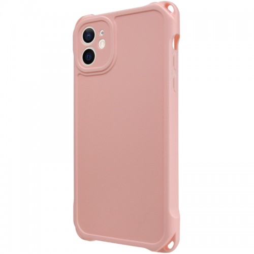 Чехол TPU CrossBody с ремешками для Apple iPhone 12 (6.1") Розовый