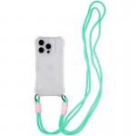 Чохол TPU CrossBody with straps для Apple iPhone 12 Pro Max (6.7") Transparent
