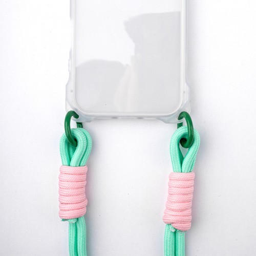 Чохол TPU CrossBody with straps для Apple iPhone 12 Pro Max (6.7") Transparent