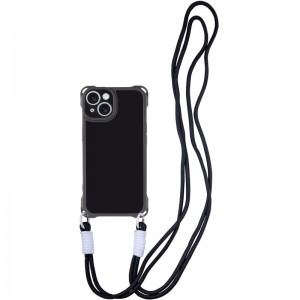 Чохол TPU CrossBody with straps для Apple iPhone 15 (6.1") Black