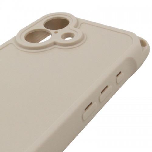 Чохол TPU CrossBody with straps для Apple iPhone 16 Plus (6.7") Antique White