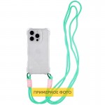 Чохол TPU CrossBody with straps для Apple iPhone 16e (6.1") Transparent
