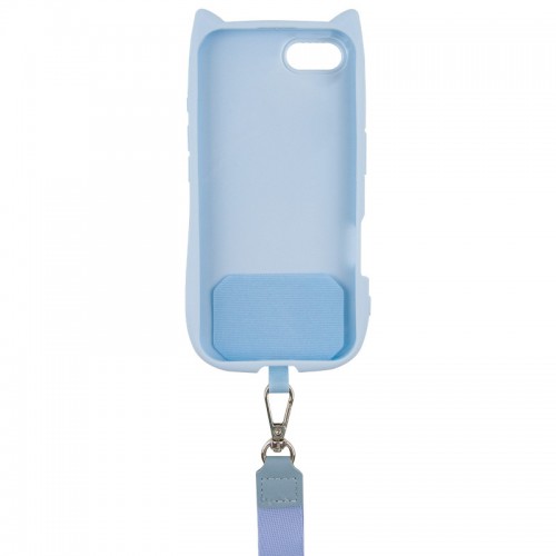 Чохол TPU GETMAN Cat with straps для Apple iPhone 16e (6.1") Blue