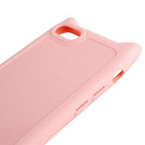 Чохол TPU GETMAN Cat with straps для Apple iPhone 16e (6.1") Pink