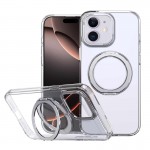 Чехол TPU+PC Empire с MagSafe и кольцом для Apple iPhone 11 (6.1") Прозрачный