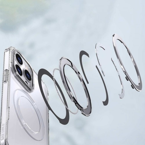 Чохол TPU+PC Empire with MagSafe and Ring для Apple iPhone 14 Pro (6.1") Clear