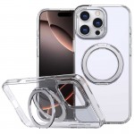 Чехол TPU+PC Empire с MagSafe и кольцом для Apple iPhone 16 Pro Max (6.9") Прозрачный