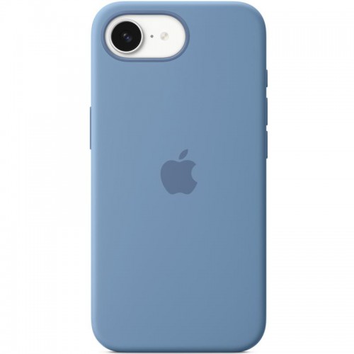 Чохол Silicone case (AAA) with Magsafe для Apple iPhone 16e (6.1") Winter Blue