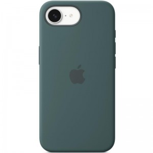 Чохол Silicone case (AAA) with Magsafe для Apple iPhone 16e (6.1") Lake Green