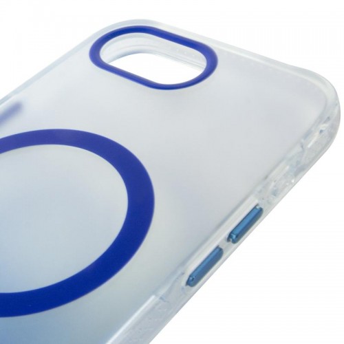 Чехол TPU+PC Phantom с MagSafe для Apple iPhone 16e (6.1") Синий