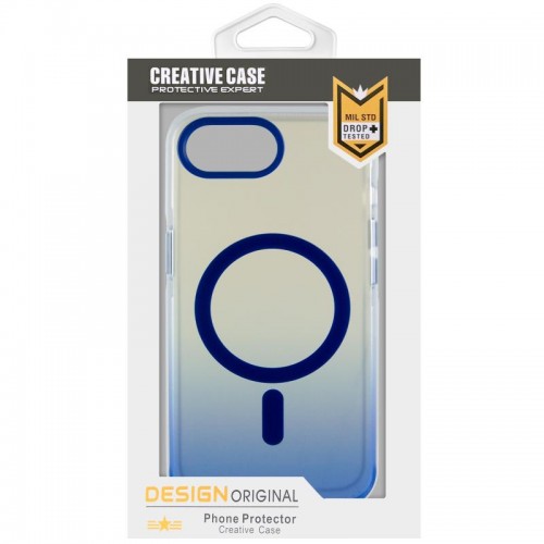 Чехол TPU+PC Phantom с MagSafe для Apple iPhone 16e (6.1") Синий