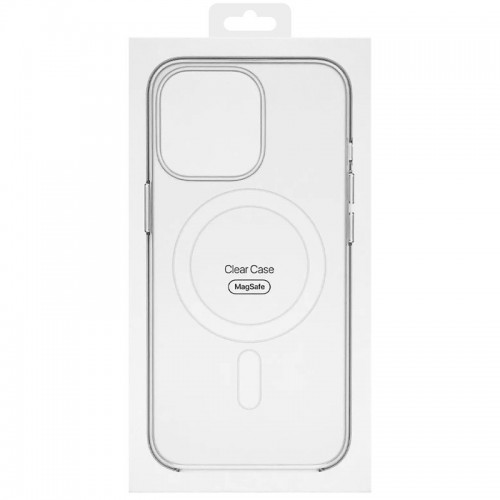 Чехол Clear Case (AAA) с MagSafe и анимацией для Apple iPhone 16 Pro Max (6,9") Clear