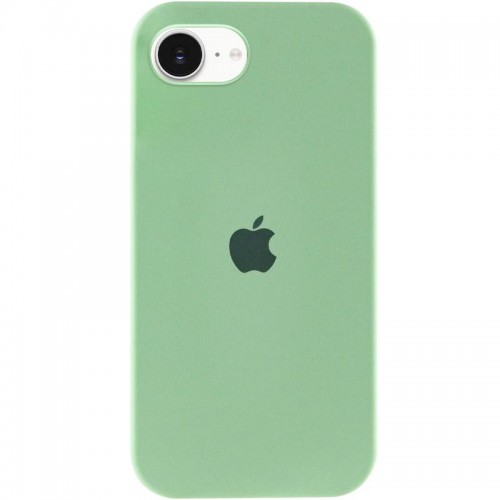 Чехол Silicone Case Full Protective (AA) для Apple iPhone 16e (6.1") Зелёный / Pistachio