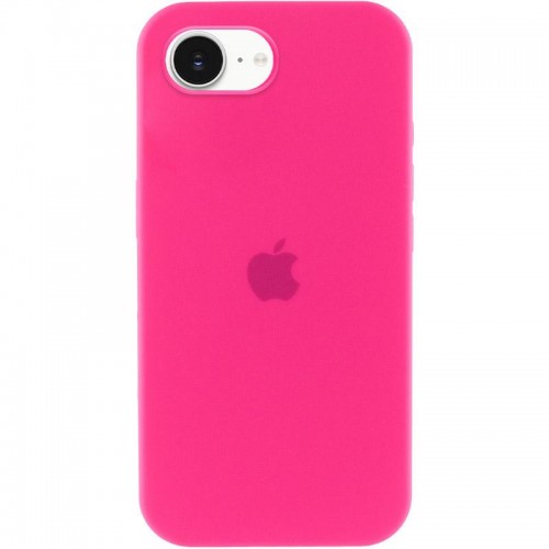 Чохол Silicone Case Full Protective (AA) для Apple iPhone 16e (6.1") Рожевий / Barbie pink
