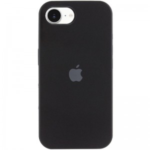 Чехол Silicone Case Full Protective (AA) для Apple iPhone 16e (6.1") Чёрный / Black