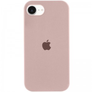 Чехол Silicone Case Full Protective (AA) для Apple iPhone 16e (6.1") Розовый / Pink Sand