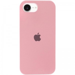 Чохол Silicone Case Full Protective (AA) для Apple iPhone 16e (6.1") Рожевий / Light pink
