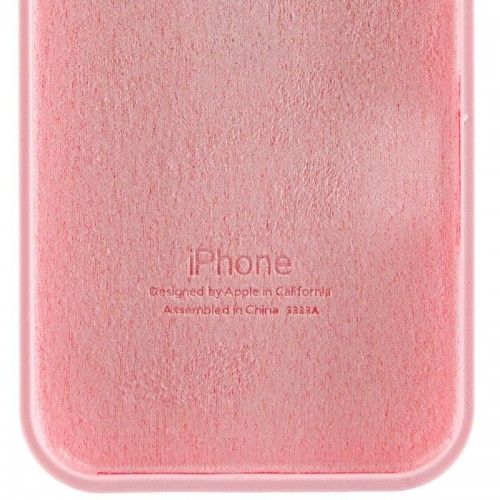 Чехол Silicone Case Full Protective (AA) для Apple iPhone 16e (6.1") Розовый / Light pink