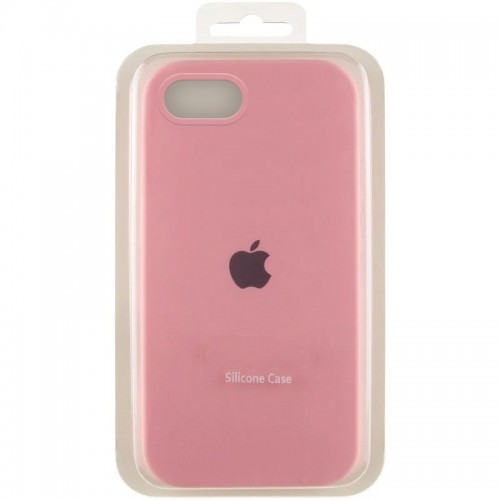 Чехол Silicone Case Full Protective (AA) для Apple iPhone 16e (6.1") Розовый / Light pink