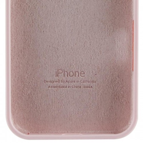 Чохол Silicone Case Full Protective (AA) для Apple iPhone 16e (6.1") Рожевий / Chalk Pink