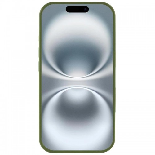 Чехол Silicone Case Full Protective (AA) для Apple iPhone 16e (6.1") Зелёный / Dark Olive