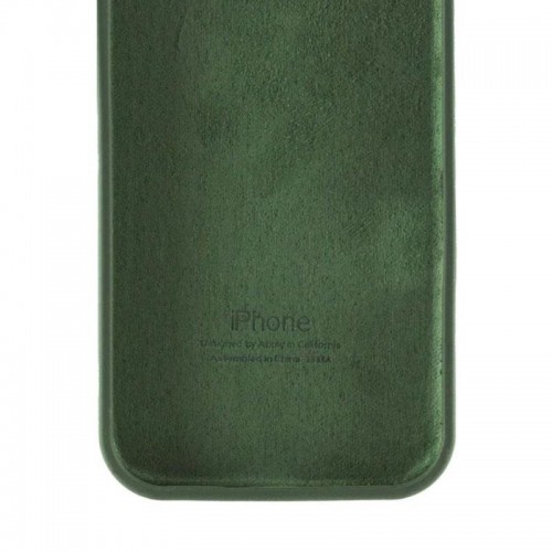 Чехол Silicone Case Full Protective (AA) для Apple iPhone 16e (6.1") Зеленый / Cyprus Green