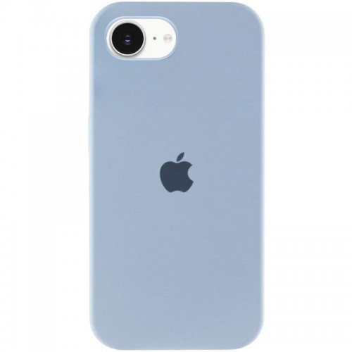 Чехол Silicone Case Full Protective (AA) для Apple iPhone 16e (6.1") Голубой / Sweet Blue