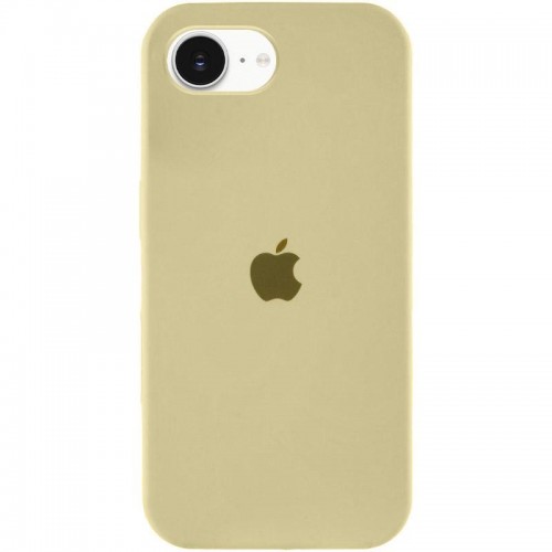Чехол Silicone Case Full Protective (AA) для Apple iPhone 16e (6.1") Жёлтый / Mellow Yellow