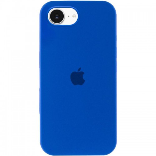 Чехол Silicone Case Full Protective (AA) для Apple iPhone 16e (6.1") Синий / Capri Blue