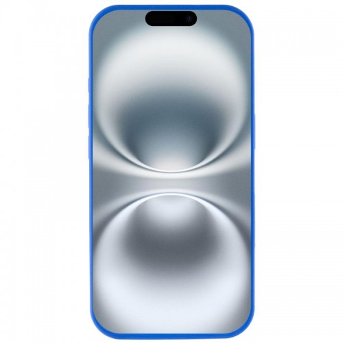 Чехол Silicone Case Full Protective (AA) для Apple iPhone 16e (6.1") Синий / Capri Blue