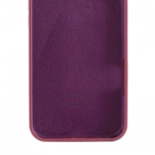 Чехол Silicone Case Full Protective (AA) для Apple iPhone 16e (6.1") Бордовый / Plum