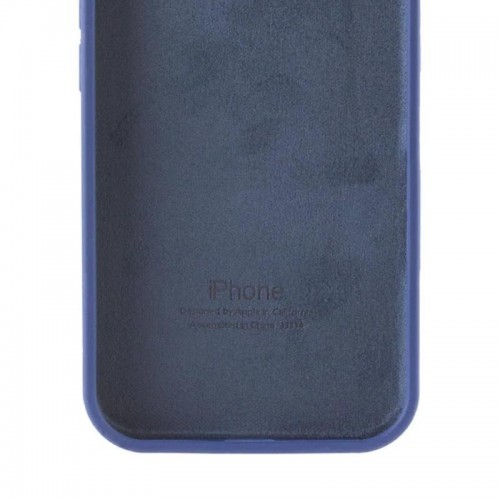 Чехол Silicone Case Full Protective (AA) для Apple iPhone 16e (6.1") Синий / Deep navy