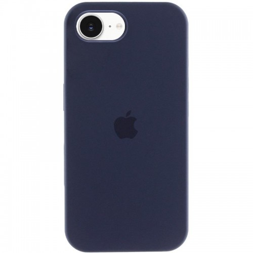 Чехол Silicone Case Full Protective (AA) для Apple iPhone 16e (6.1") Тёмно-синий / Midnight blue