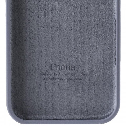 Чехол Silicone Case Full Protective (AA) для Apple iPhone 16e (6.1") Серый / Lavender Gray