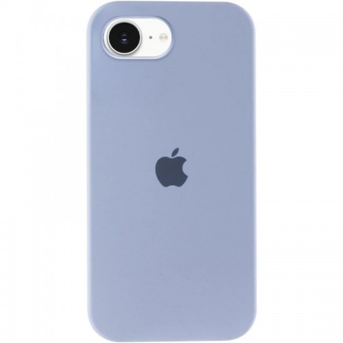 Чехол Silicone Case Full Protective (AA) для Apple iPhone 16e (6.1") Голубой / Lilac Blue
