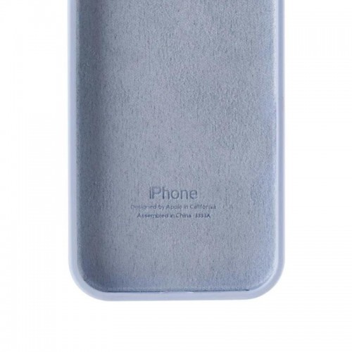 Чехол Silicone Case Full Protective (AA) для Apple iPhone 16e (6.1") Голубой / Lilac Blue