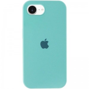 Чехол Silicone Case Full Protective (AA) для Apple iPhone 16e (6.1") Бирюзовый / Marine Green
