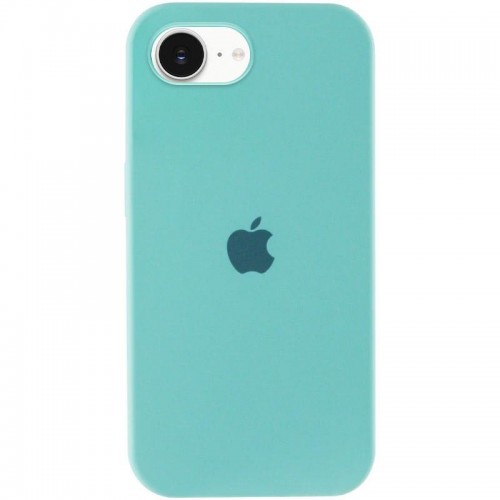 Чехол Silicone Case Full Protective (AA) для Apple iPhone 16e (6.1") Бирюзовый / Marine Green