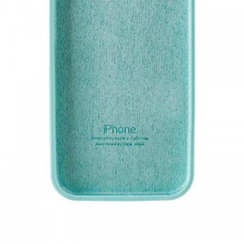 Чехол Silicone Case Full Protective (AA) для Apple iPhone 16e (6.1") Бирюзовый / Marine Green