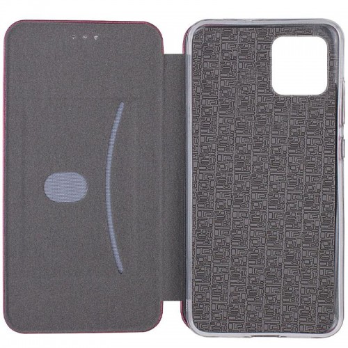 Кожаный чехол-книжка Classy для Apple iPhone 13 / 14 (6.1") Бордовый