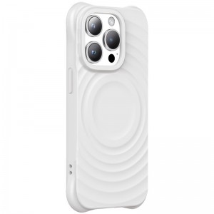 Чехол TPU Orbit с MagSafe для Apple iPhone 15 Pro (6.1") Белый