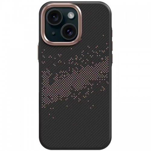 TPU чохол Monzo (MagFit) для Apple iPhone 15 (6.1") Titanium gold