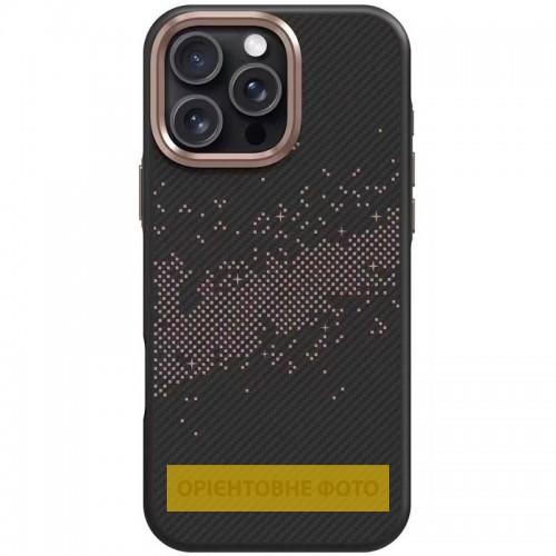 TPU чохол Monzo (MagFit) для Apple iPhone 16 (6.1") Titanium gold