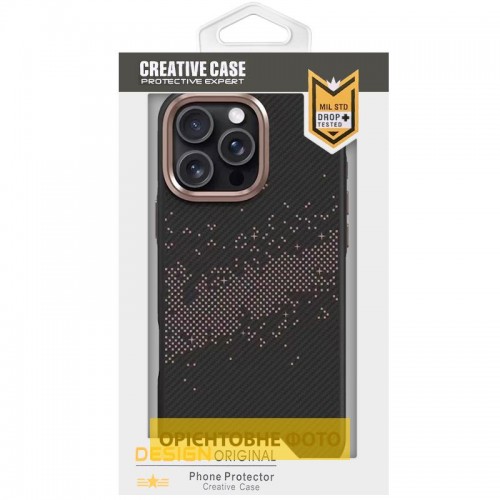 TPU чохол Monzo (MagFit) для Apple iPhone 16 (6.1") Titanium gold