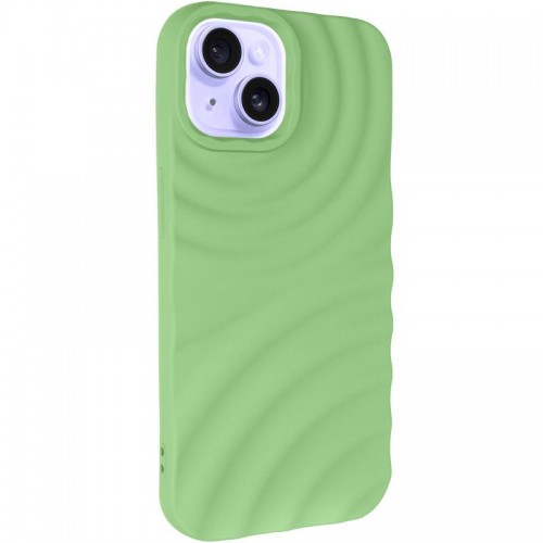 Чохол TPU MonoWave для Apple iPhone 15 (6.1") Light Green