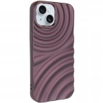 Чехол TPU MonoWave для Apple iPhone 15 (6.1") Коричневый