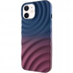 Чехол TPU ColorWave для Apple iPhone 11 (6.1") темно-синий / сливовый